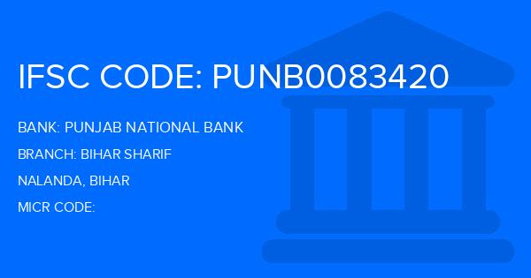 Punjab National Bank (PNB) Bihar Sharif Branch IFSC Code