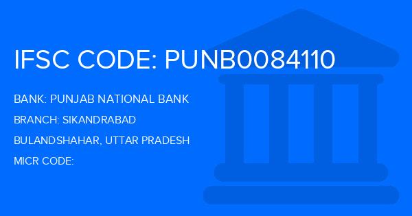 Punjab National Bank (PNB) Sikandrabad Branch IFSC Code