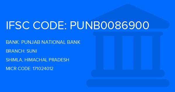 Punjab National Bank (PNB) Suni Branch IFSC Code