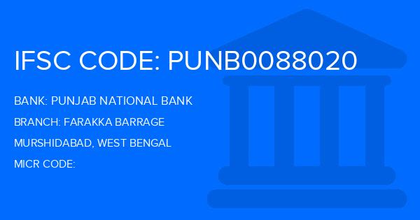 Punjab National Bank (PNB) Farakka Barrage Branch IFSC Code