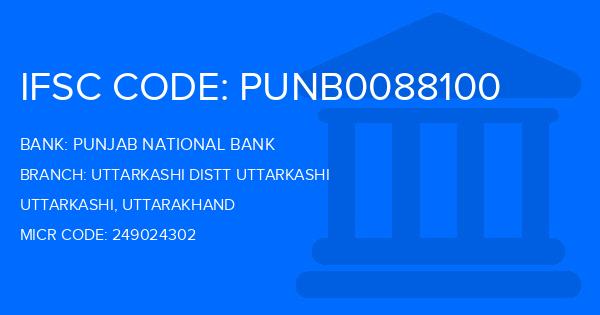 Punjab National Bank (PNB) Uttarkashi Distt Uttarkashi Branch IFSC Code