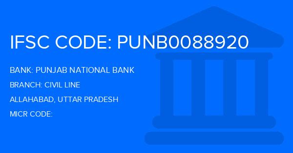 Punjab National Bank (PNB) Civil Line Branch IFSC Code