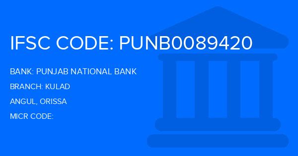 Punjab National Bank (PNB) Kulad Branch IFSC Code