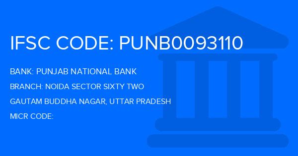 Punjab National Bank (PNB) Noida Sector Sixty Two Branch IFSC Code