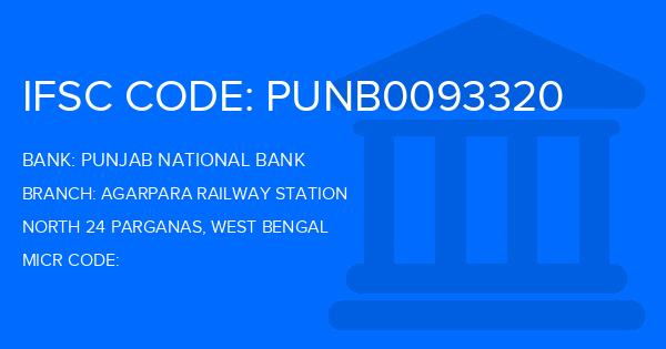 Punjab National Bank (PNB) Agarpara Railway Station Branch IFSC Code