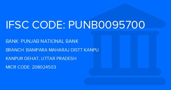 Punjab National Bank (PNB) Banipara Maharaj Distt Kanpu Branch IFSC Code