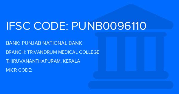 Punjab National Bank (PNB) Trivandrum Medical College Branch IFSC Code