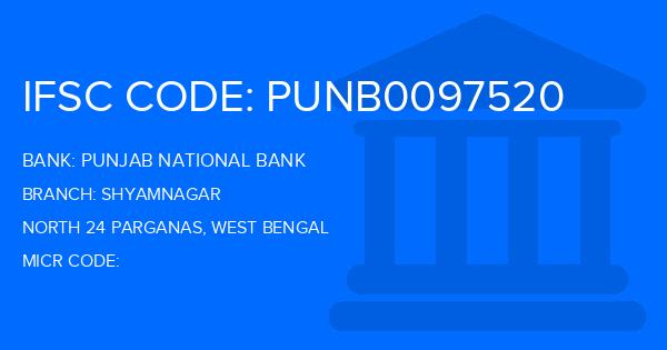 Punjab National Bank (PNB) Shyamnagar Branch IFSC Code