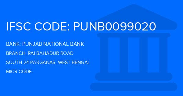Punjab National Bank (PNB) Rai Bahadur Road Branch IFSC Code