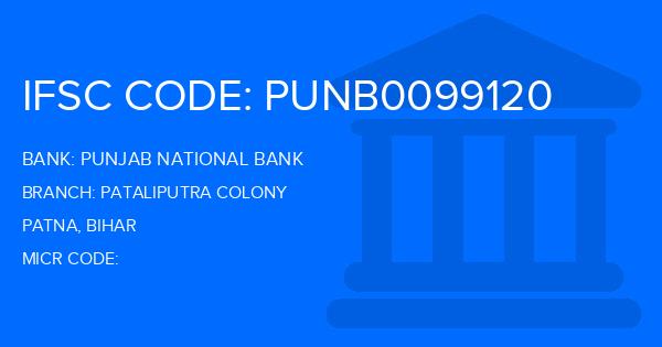 Punjab National Bank (PNB) Pataliputra Colony Branch IFSC Code