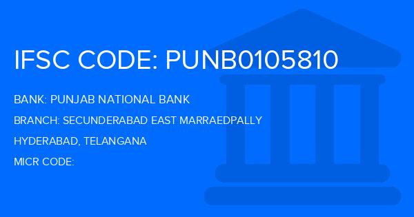 Punjab National Bank (PNB) Secunderabad East Marraedpally Branch IFSC Code