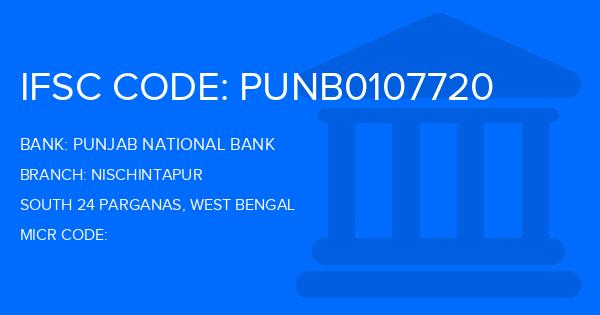Punjab National Bank (PNB) Nischintapur Branch IFSC Code