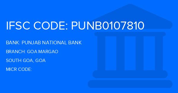Punjab National Bank (PNB) Goa Margao Branch IFSC Code