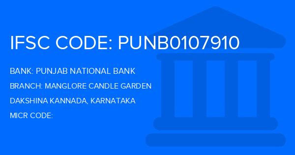 Punjab National Bank (PNB) Manglore Candle Garden Branch IFSC Code