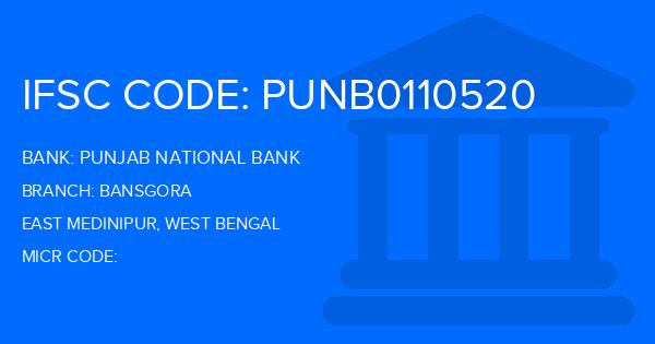 Punjab National Bank (PNB) Bansgora Branch IFSC Code