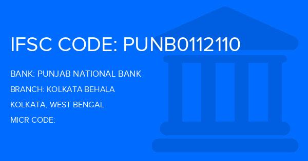 Punjab National Bank (PNB) Kolkata Behala Branch IFSC Code
