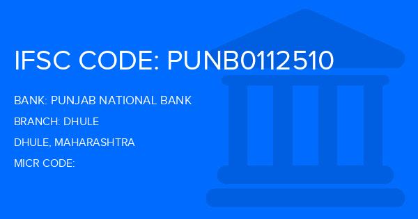 Punjab National Bank (PNB) Dhule Branch IFSC Code