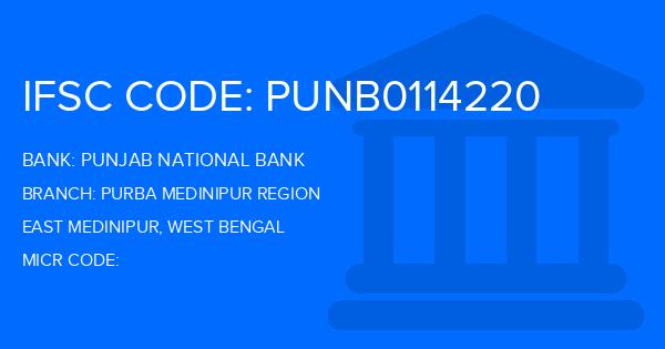 Punjab National Bank (PNB) Purba Medinipur Region Branch IFSC Code