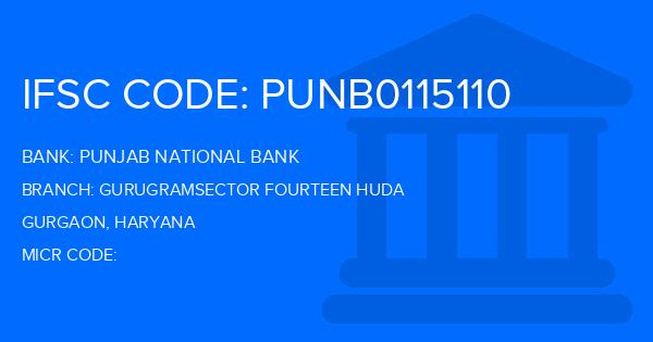 Punjab National Bank (PNB) Gurugramsector Fourteen Huda Branch IFSC Code
