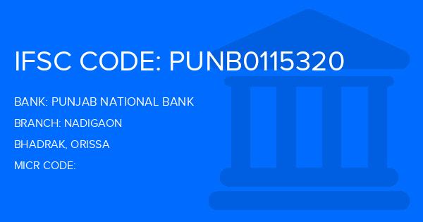 Punjab National Bank (PNB) Nadigaon Branch IFSC Code