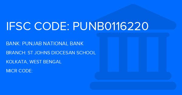 Punjab National Bank (PNB) St Johns Diocesan School Branch IFSC Code