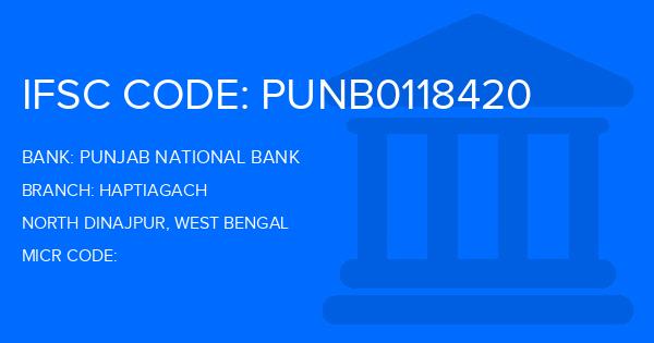 Punjab National Bank (PNB) Haptiagach Branch IFSC Code