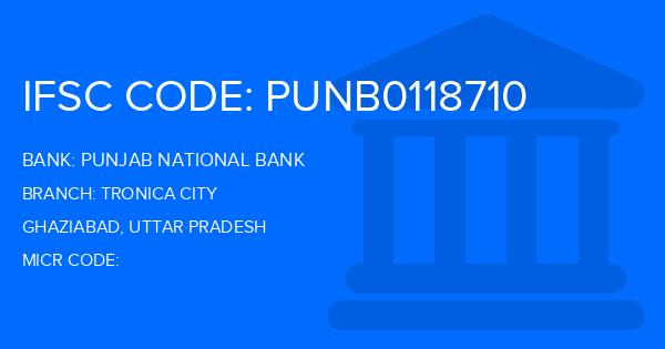 Punjab National Bank (PNB) Tronica City Branch IFSC Code