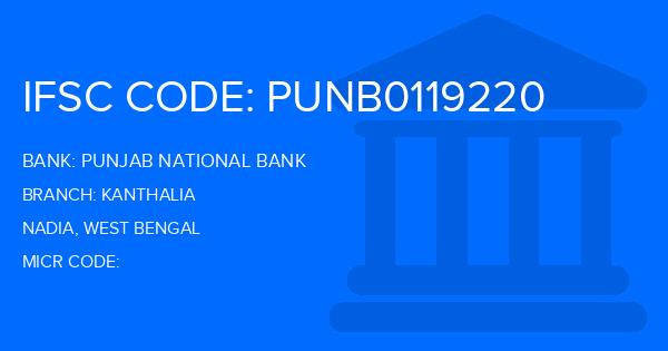 Punjab National Bank (PNB) Kanthalia Branch IFSC Code