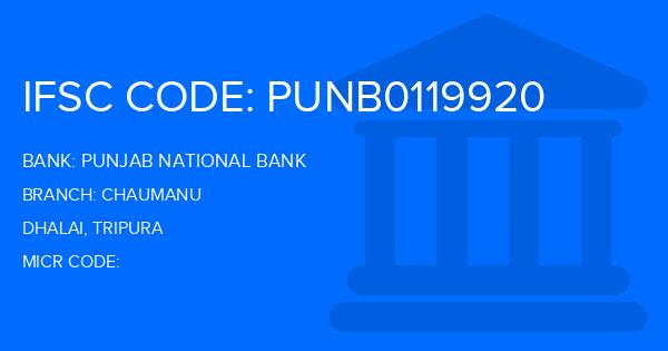 Punjab National Bank (PNB) Chaumanu Branch IFSC Code