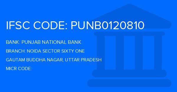 Punjab National Bank (PNB) Noida Sector Sixty One Branch IFSC Code