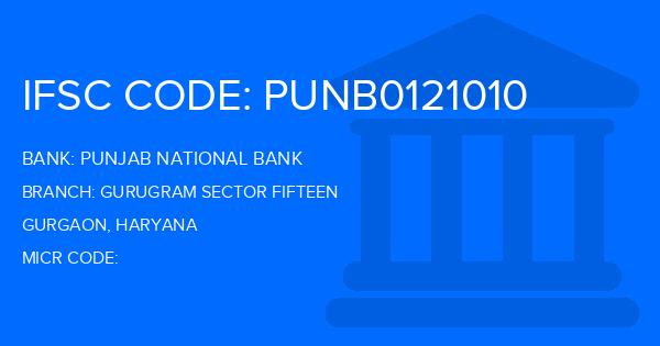 Punjab National Bank (PNB) Gurugram Sector Fifteen Branch IFSC Code