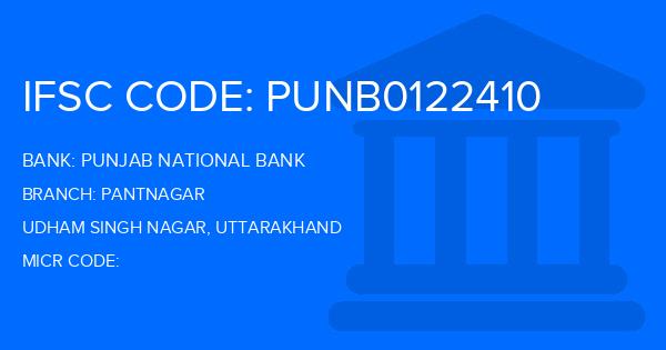 Punjab National Bank (PNB) Pantnagar Branch IFSC Code
