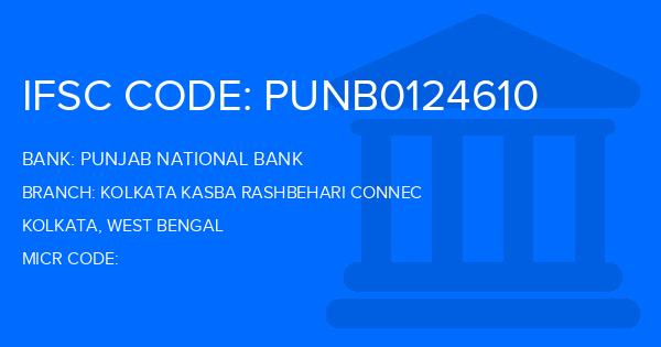 Punjab National Bank (PNB) Kolkata Kasba Rashbehari Connec Branch IFSC Code