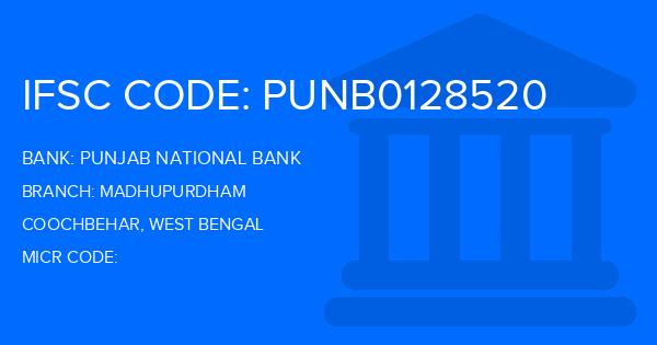 Punjab National Bank (PNB) Madhupurdham Branch IFSC Code