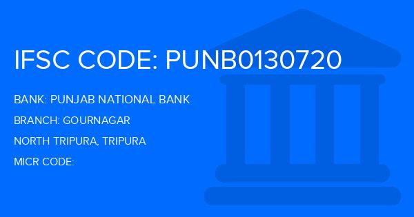 Punjab National Bank (PNB) Gournagar Branch IFSC Code