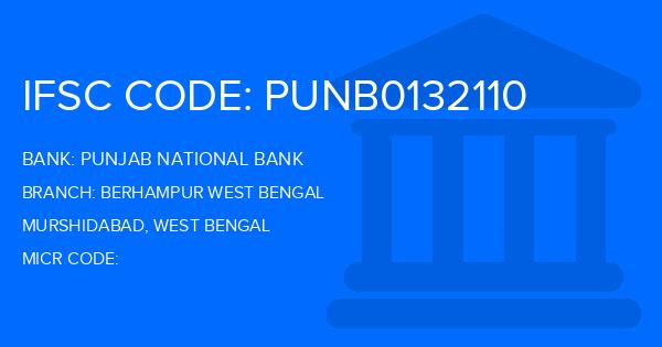 Punjab National Bank (PNB) Berhampur West Bengal Branch IFSC Code