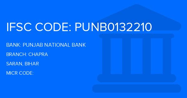 Punjab National Bank (PNB) Chapra Branch IFSC Code