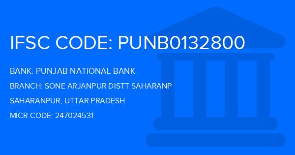 Punjab National Bank (PNB) Sone Arjanpur Distt Saharanp Branch IFSC Code