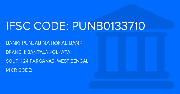 Punjab National Bank (PNB) Bantala Kolkata Branch IFSC Code