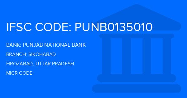 Punjab National Bank (PNB) Sikohabad Branch IFSC Code