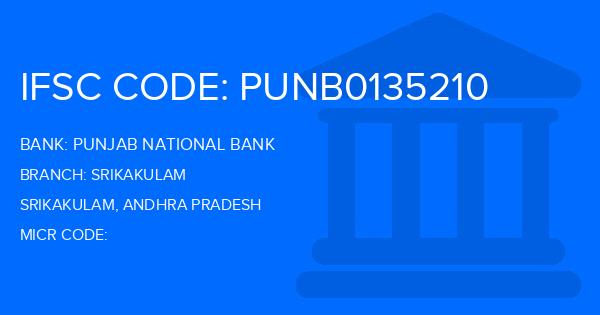 Punjab National Bank (PNB) Srikakulam Branch IFSC Code