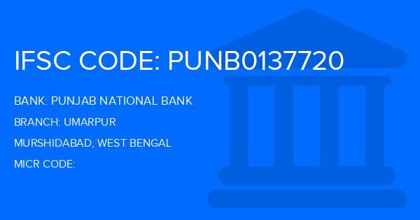 Punjab National Bank (PNB) Umarpur Branch IFSC Code