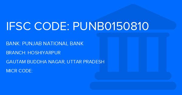 Punjab National Bank (PNB) Hoshiyarpur Branch IFSC Code