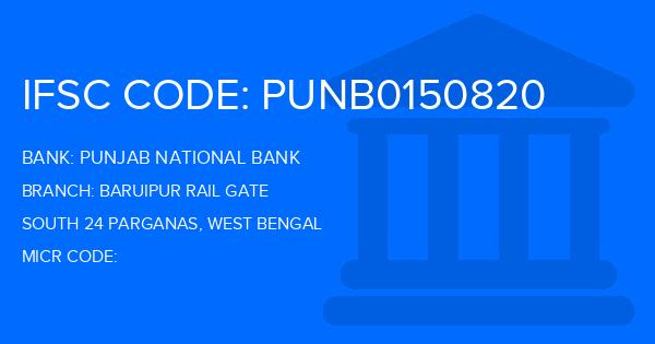 Punjab National Bank (PNB) Baruipur Rail Gate Branch IFSC Code