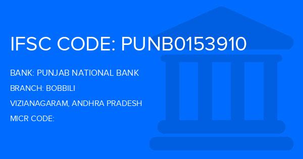 Punjab National Bank (PNB) Bobbili Branch IFSC Code