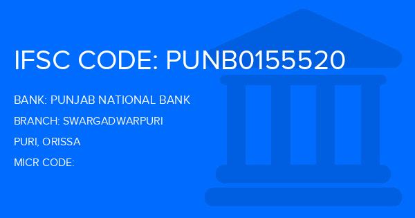 Punjab National Bank (PNB) Swargadwarpuri Branch IFSC Code