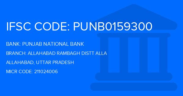 Punjab National Bank (PNB) Allahabad Rambagh Distt Alla Branch IFSC Code