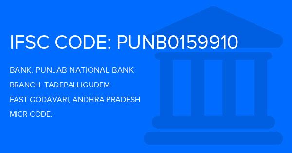 Punjab National Bank (PNB) Tadepalligudem Branch IFSC Code