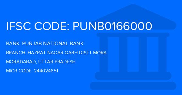 Punjab National Bank (PNB) Hazrat Nagar Garh Distt Mora Branch IFSC Code