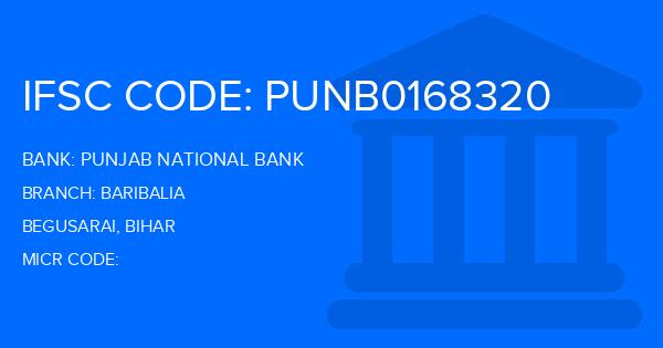 Punjab National Bank (PNB) Baribalia Branch IFSC Code